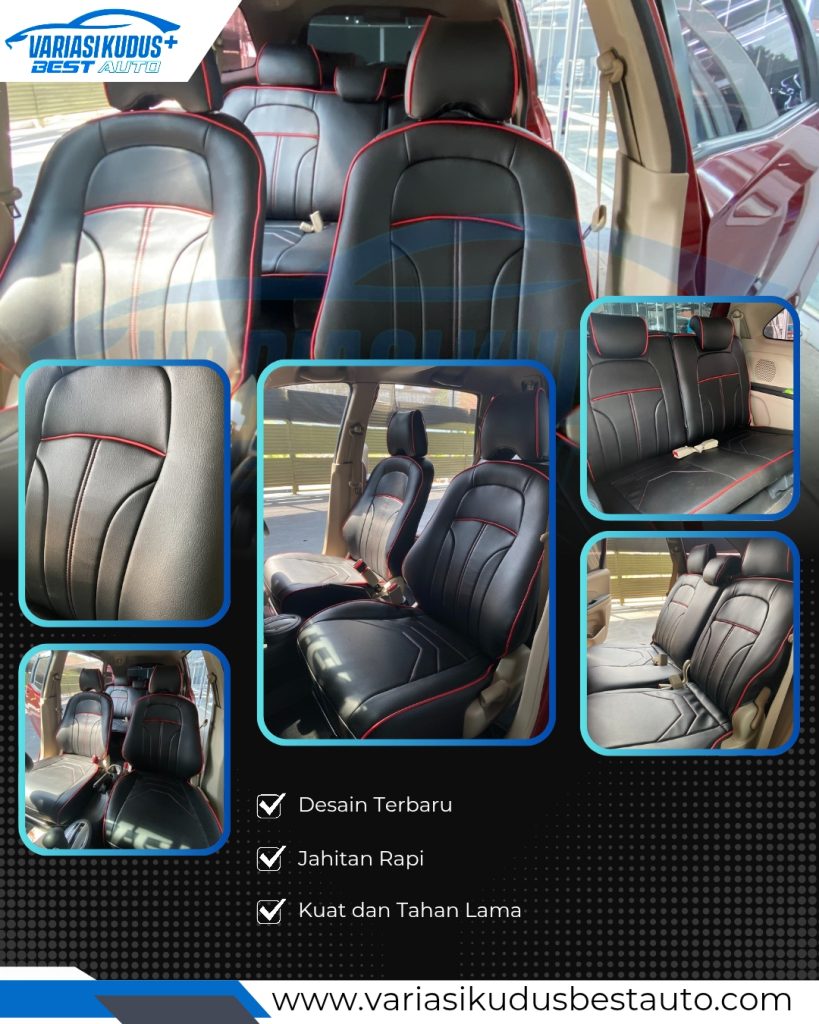 Cover jok honda mobilio bahan carviero