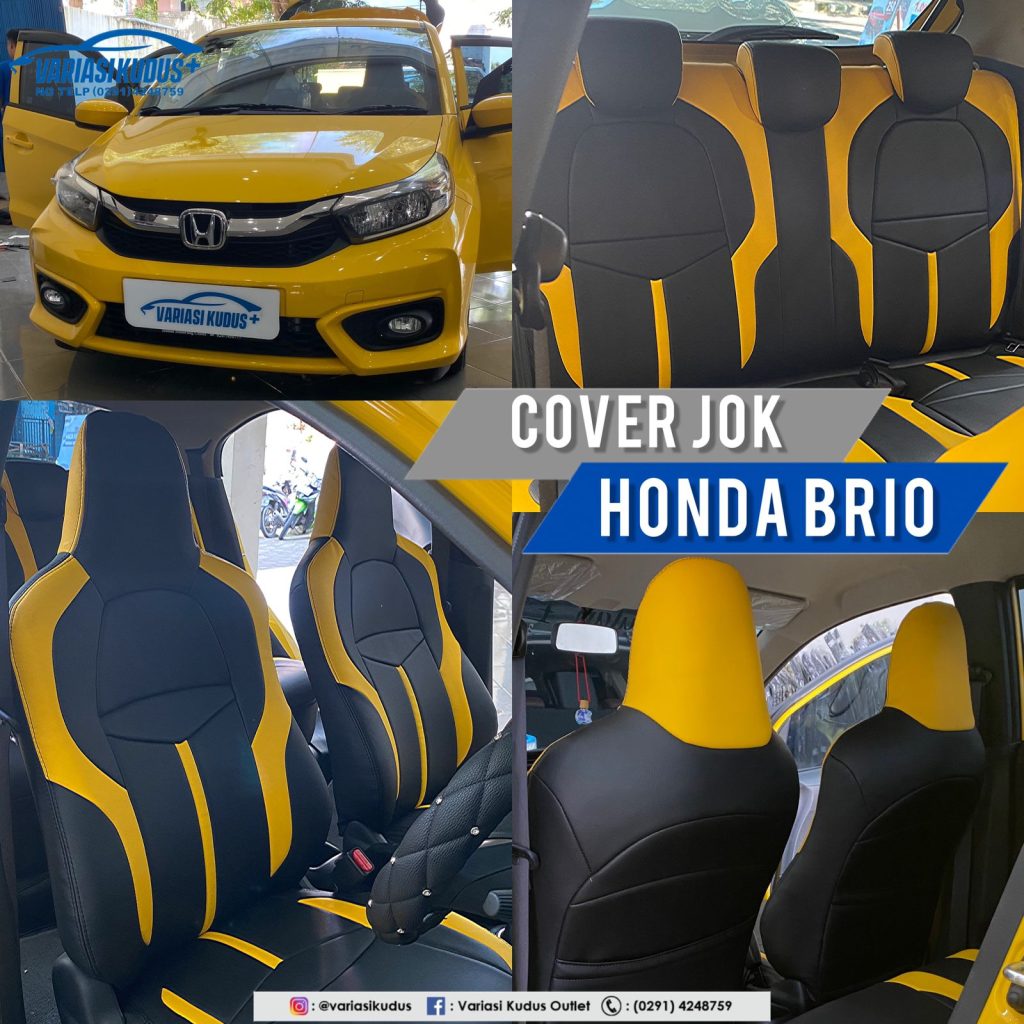 Cover jok mobil brio 14