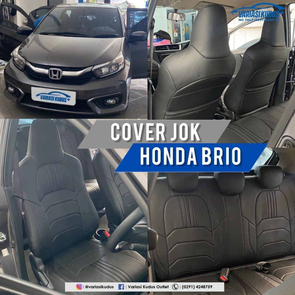 Cover jok mobil brio 21