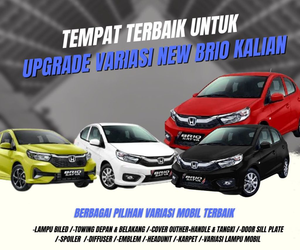 Berbagai variasi mobil honda new brio