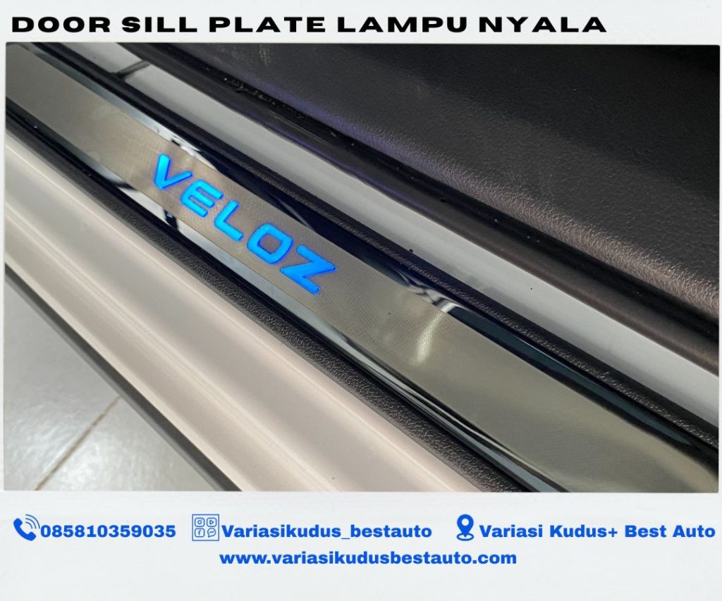 Sill plat samping veloz lampu