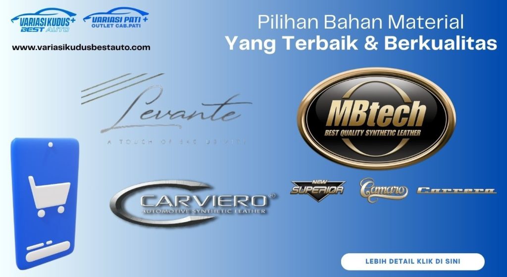 Bahan material cover jok Variasi Kudus+ Best Auto